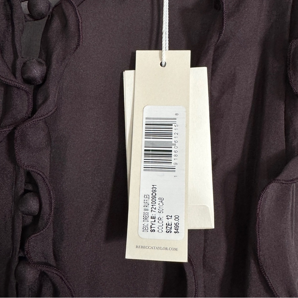Rebecca Taylor Silk Ruffled Maxi Dress - Picture 7 of 13